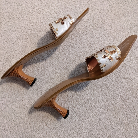Slip on heeled sandals size 40/10 - Picture 5 of 6